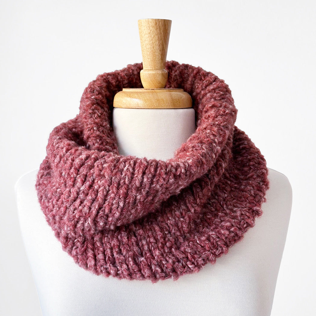 Funnel Cowl in Juniper Moon Farm Rambouillet Air