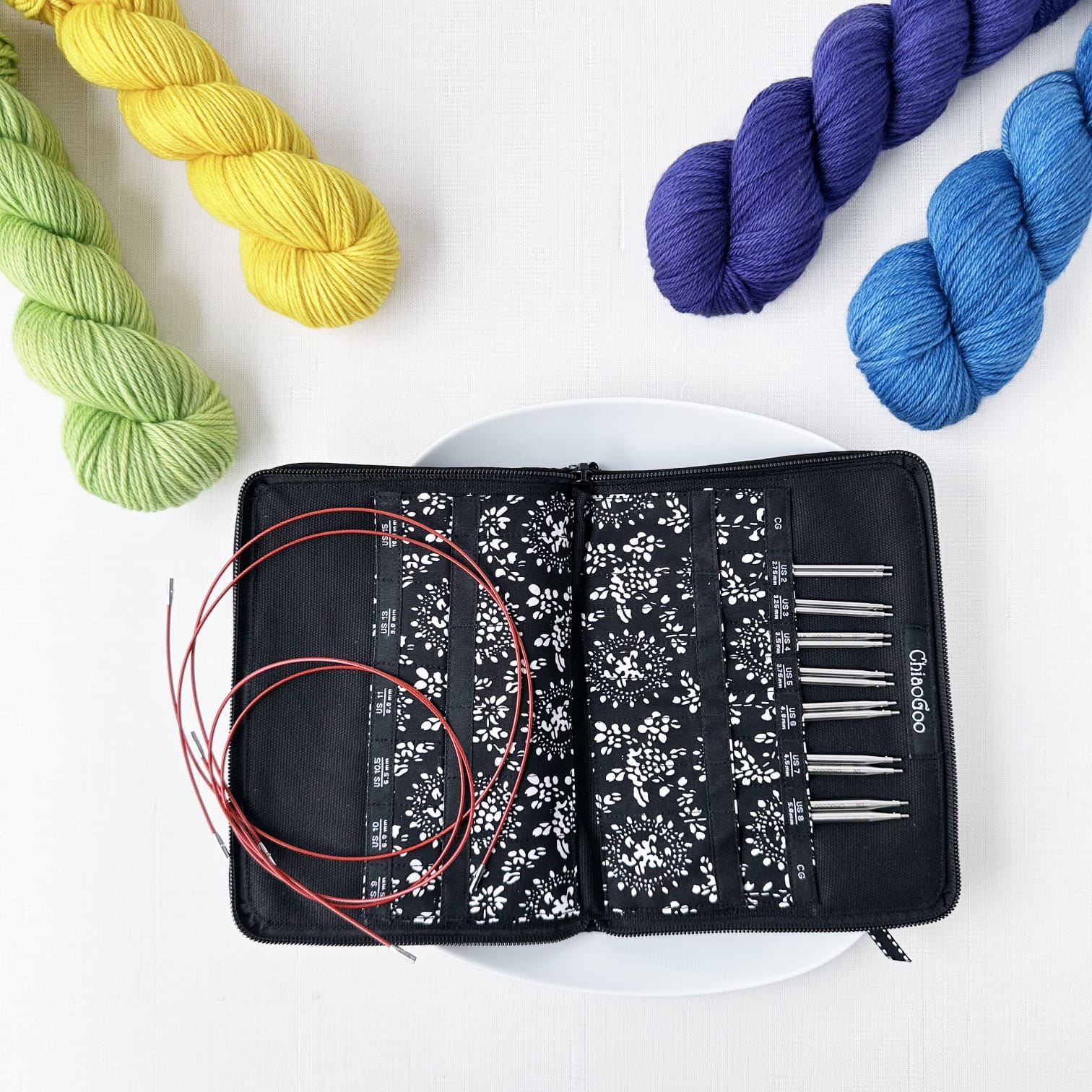 ChiaoGoo TWIST 5-Inch Red Lace Interchangeable Needle Set