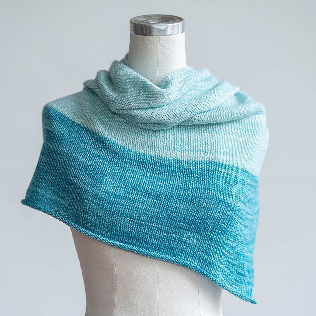 Two-Toned Shawl in Loop Sprig