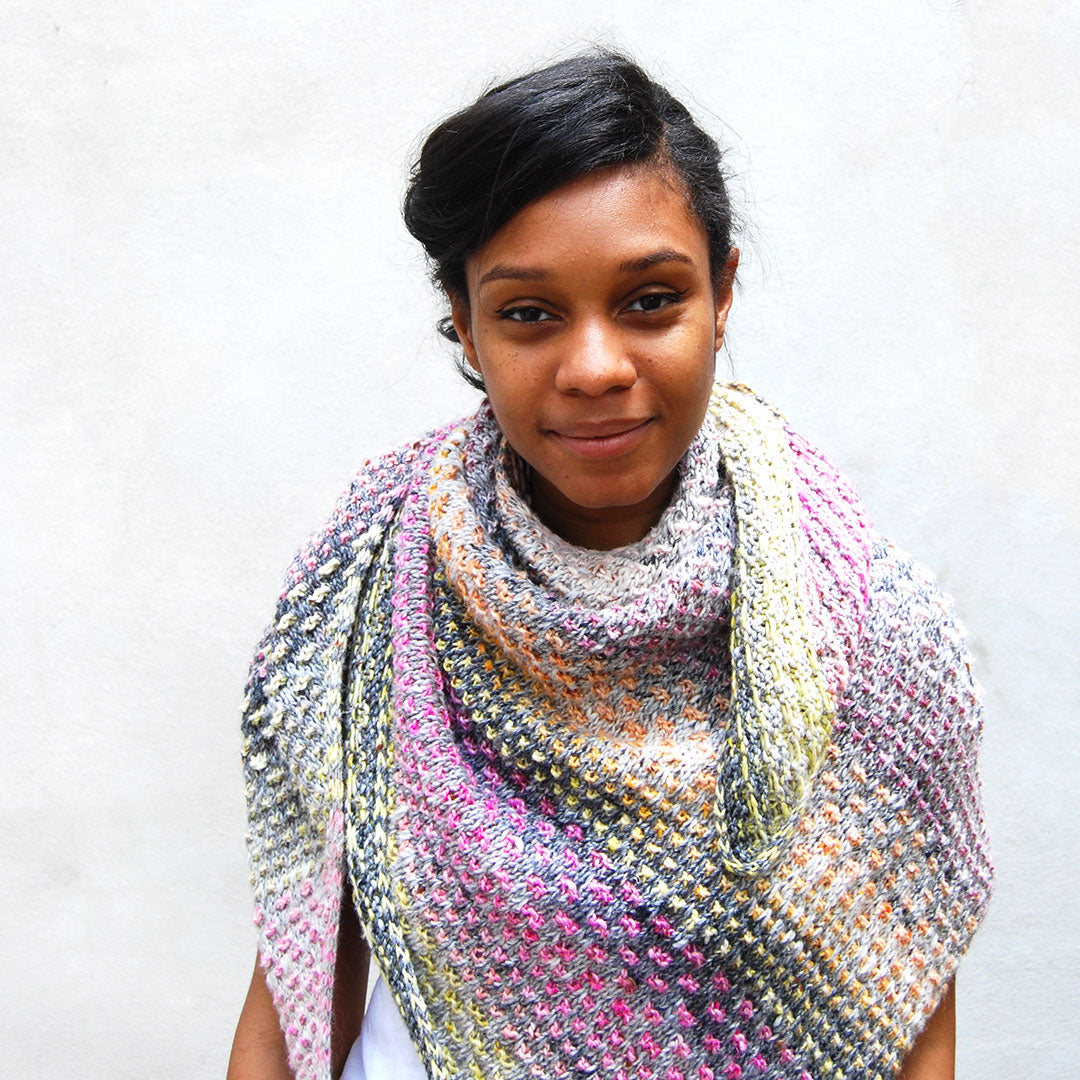 Nightshift Shawl in Akari