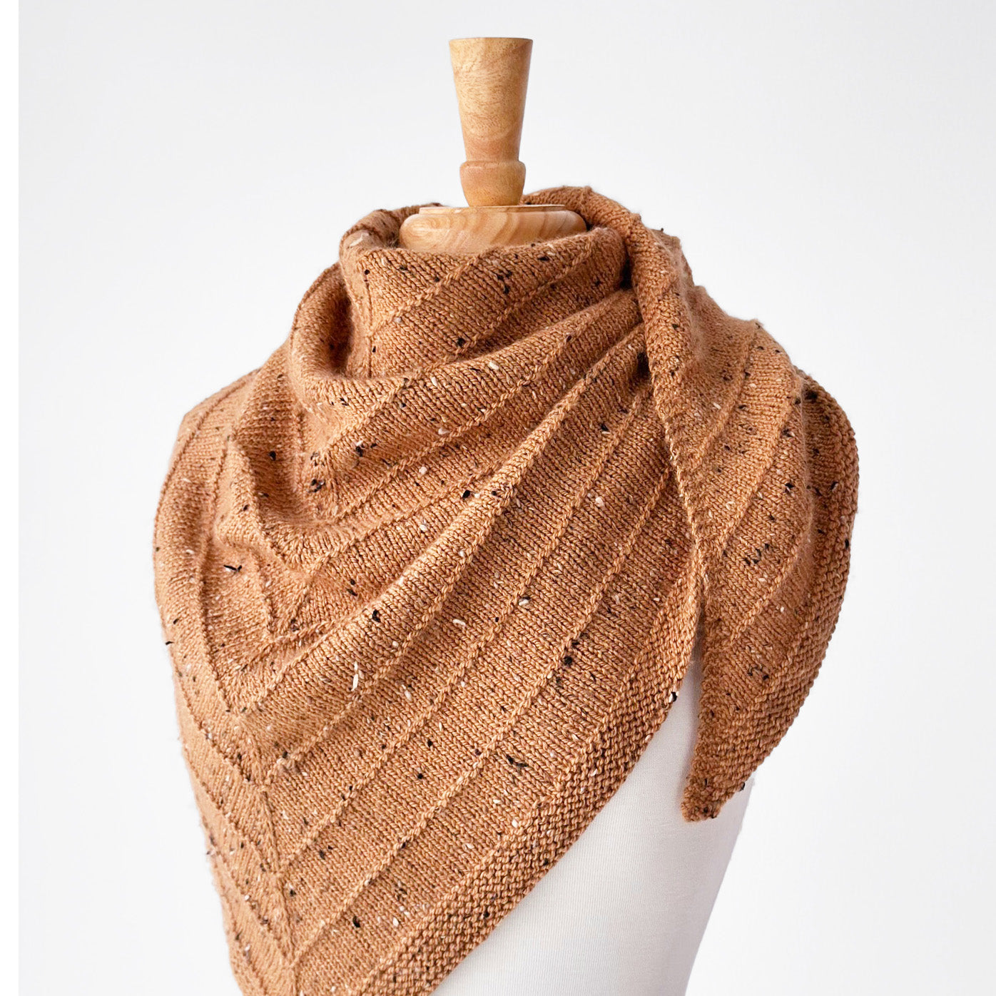 Boneyard Shawl in Woolfolk Fleck