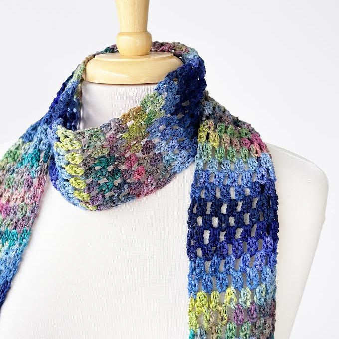 Garden Party Knit + Crochet Scarves