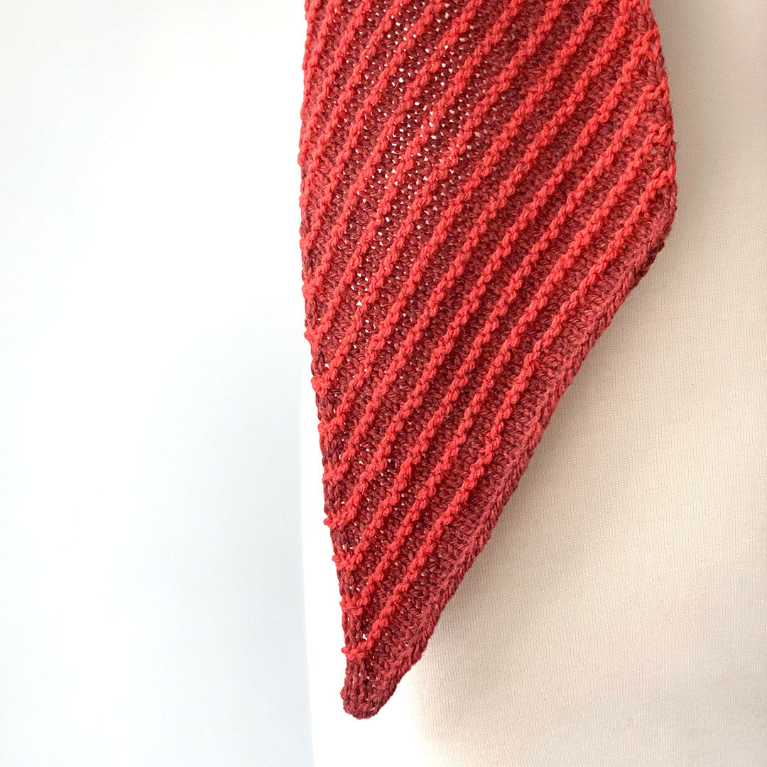 Purl Ridge Scarf