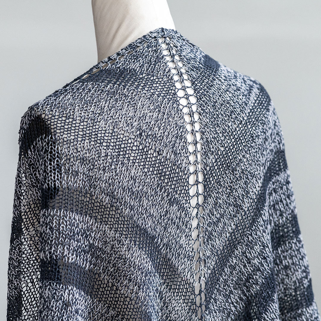Marled Striped Shawl in Koan