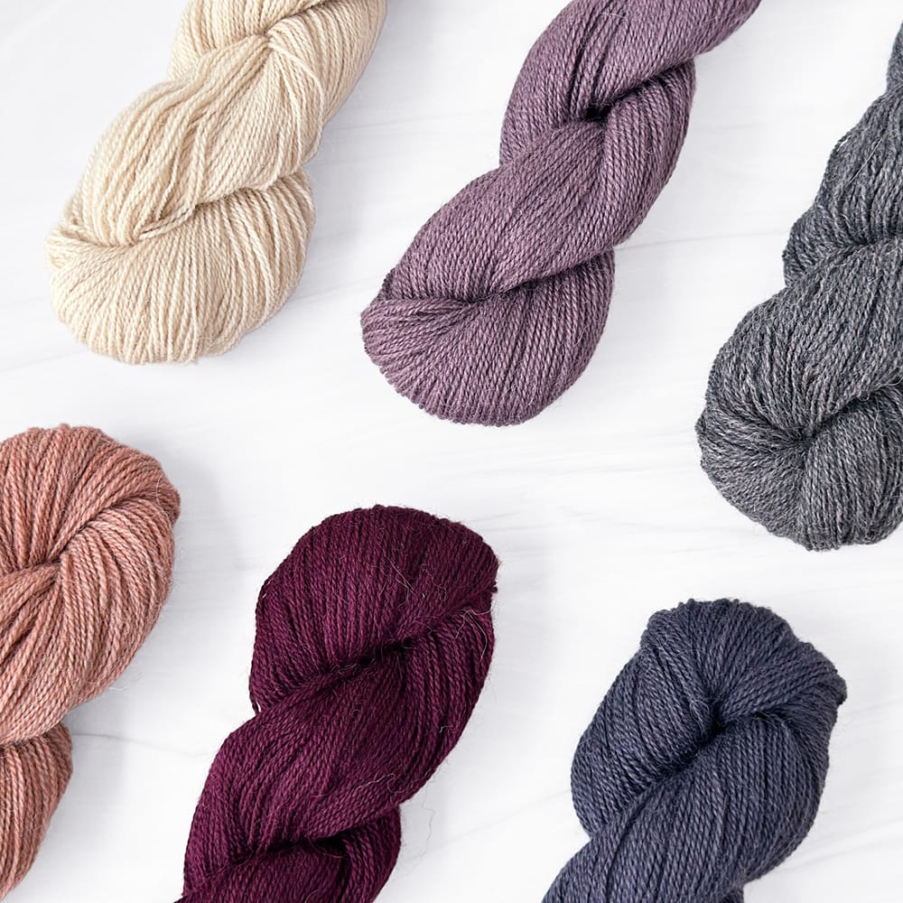 Isager Alpaca 2 yarn.