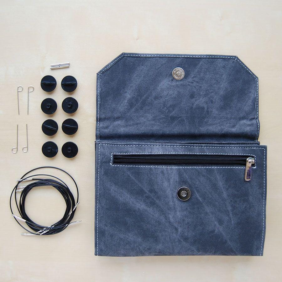 Lykke3 knitting needle case with accessories