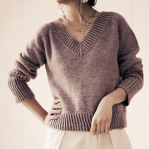 Basic V Sweater Class