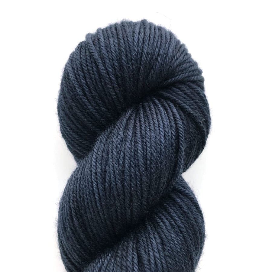 Midnight blue yarn skein