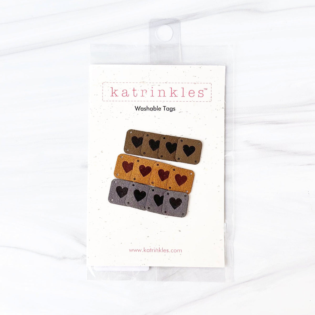 Katrinkles Heart Tags Neutral