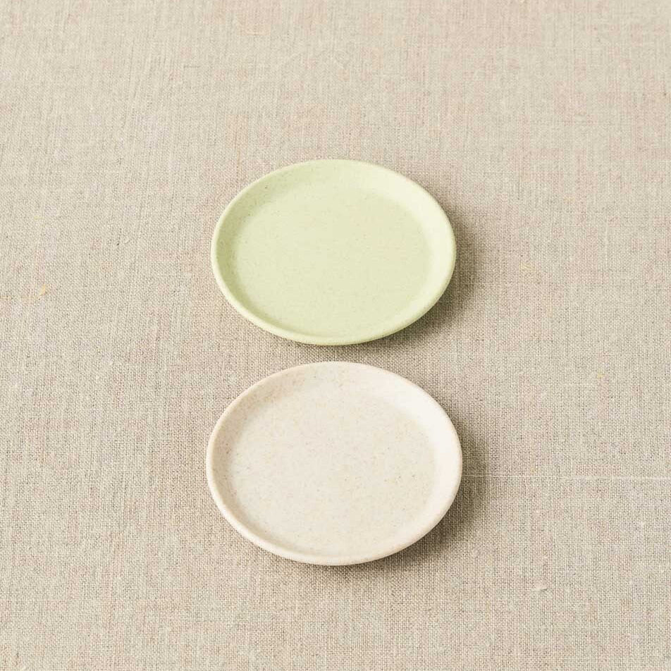 Cocoknits notions dish in linen and celery