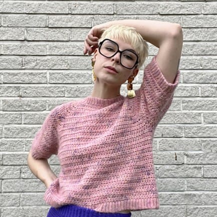 Crochet Raglan Sweater