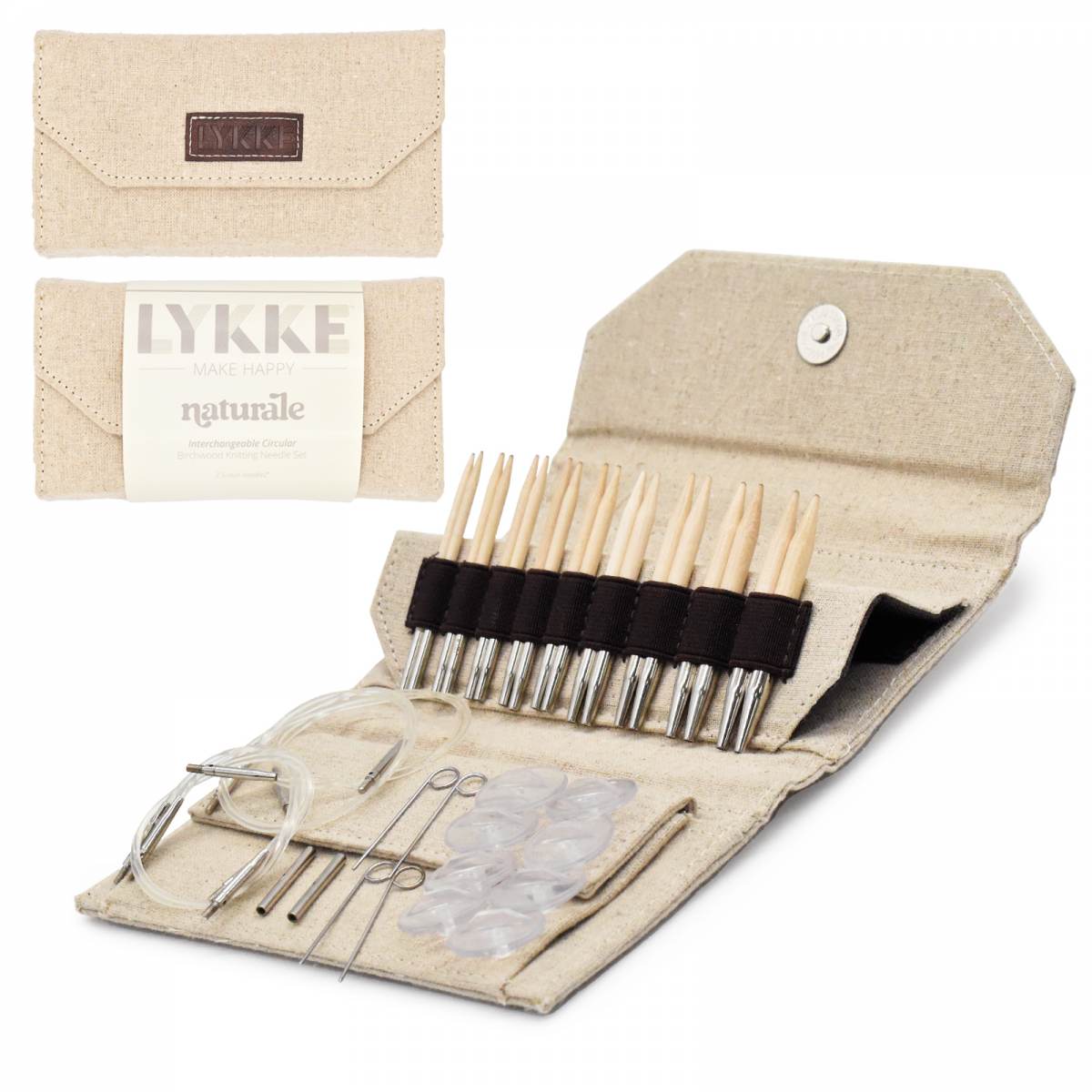 LYKKE Naturale 3.5" Interchangeable Needle Set