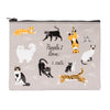 Blue Q Zipper Pouch