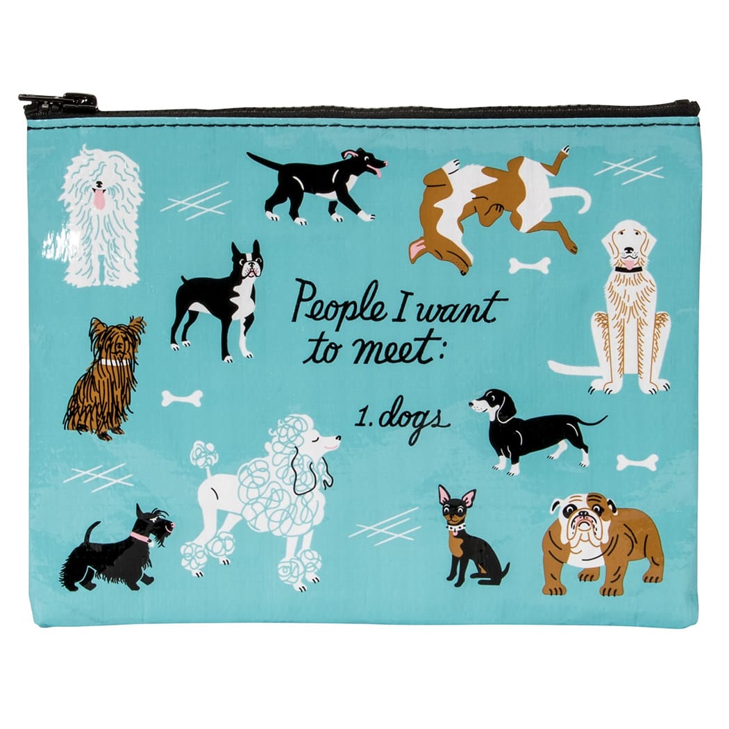 Blue Q Zipper Pouch