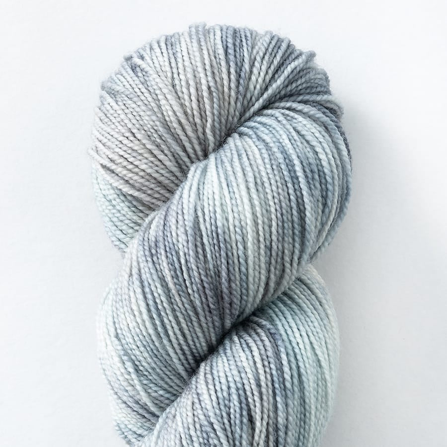 Fiberstory Fave Thaw yarn in shades of gray