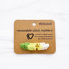 Allstitch green removable stitch markers for crochet & knitting