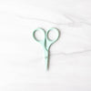 Mint green matryoshka doll scissors