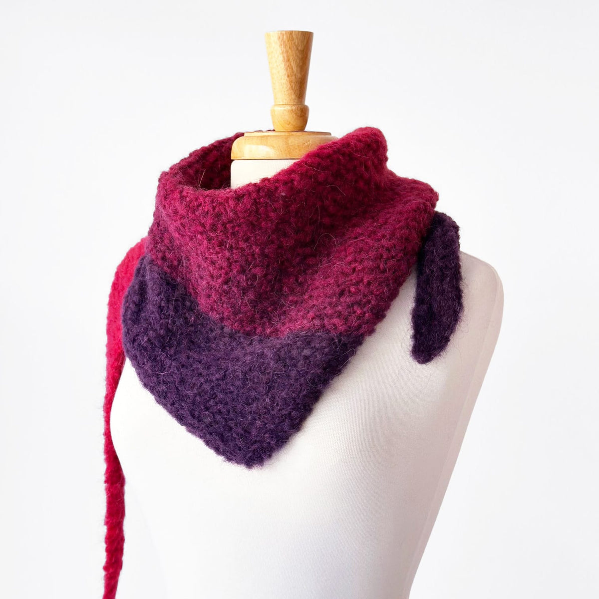Confection Shawl Pattern for Piuma Alpaca Degradé