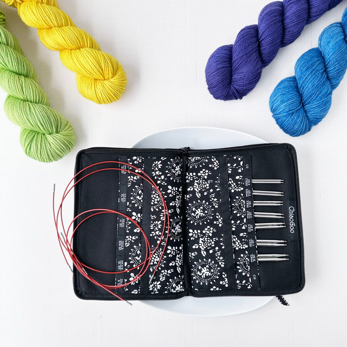 ChiaoGoo TWIST 5-Inch Red Lace Interchangeable Needle Set