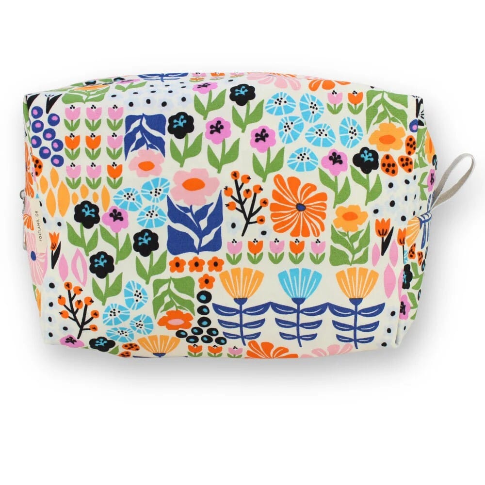 Dana Herbert floral dopp kit patchwork