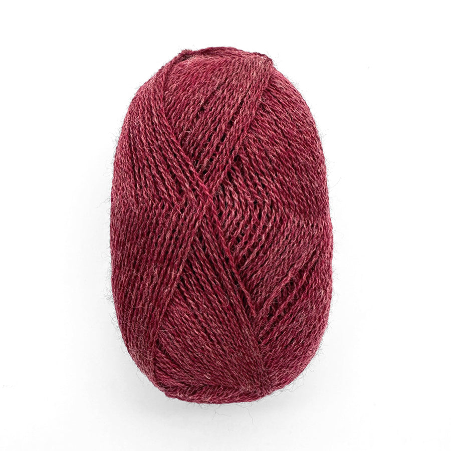 isager highland wool in chili