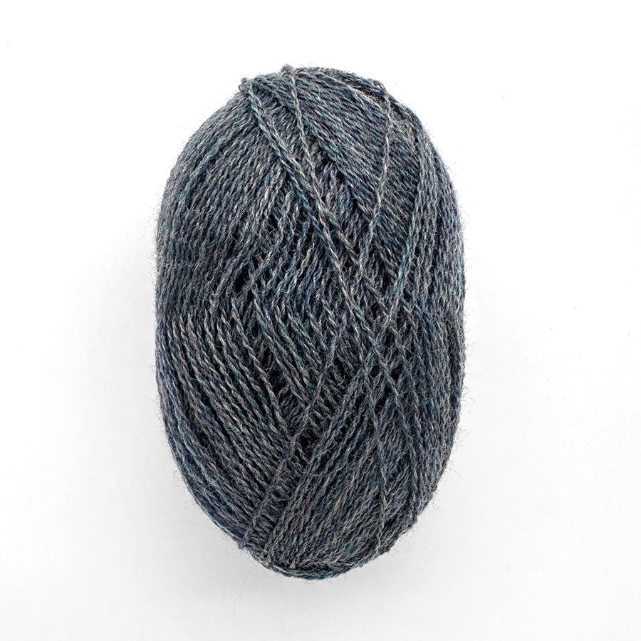 isager highland wool in ocean