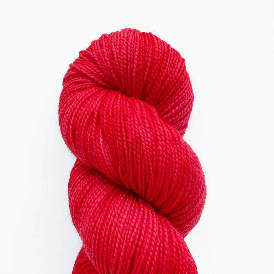 Geranium red yarn skein