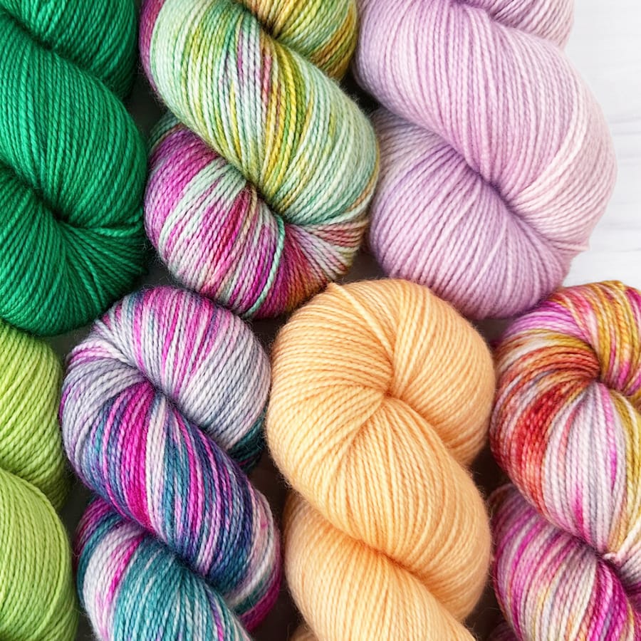 専用出品 シャリーフ LOOP YARN PULL-OVER 17AW Loop Sprig Hand-Dyed Fingering Yarn | Semi-Solid & Variegated