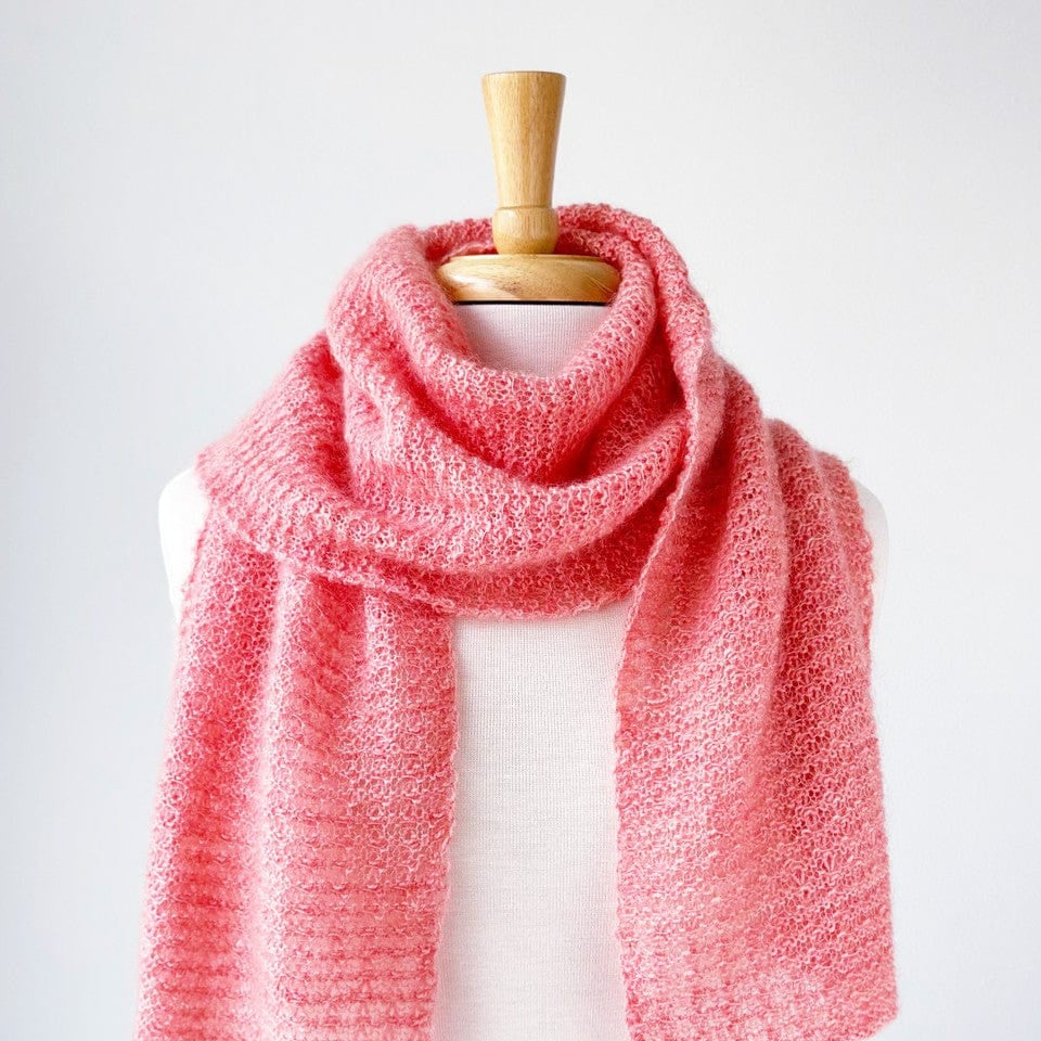 Pink lemonade loop scarf
