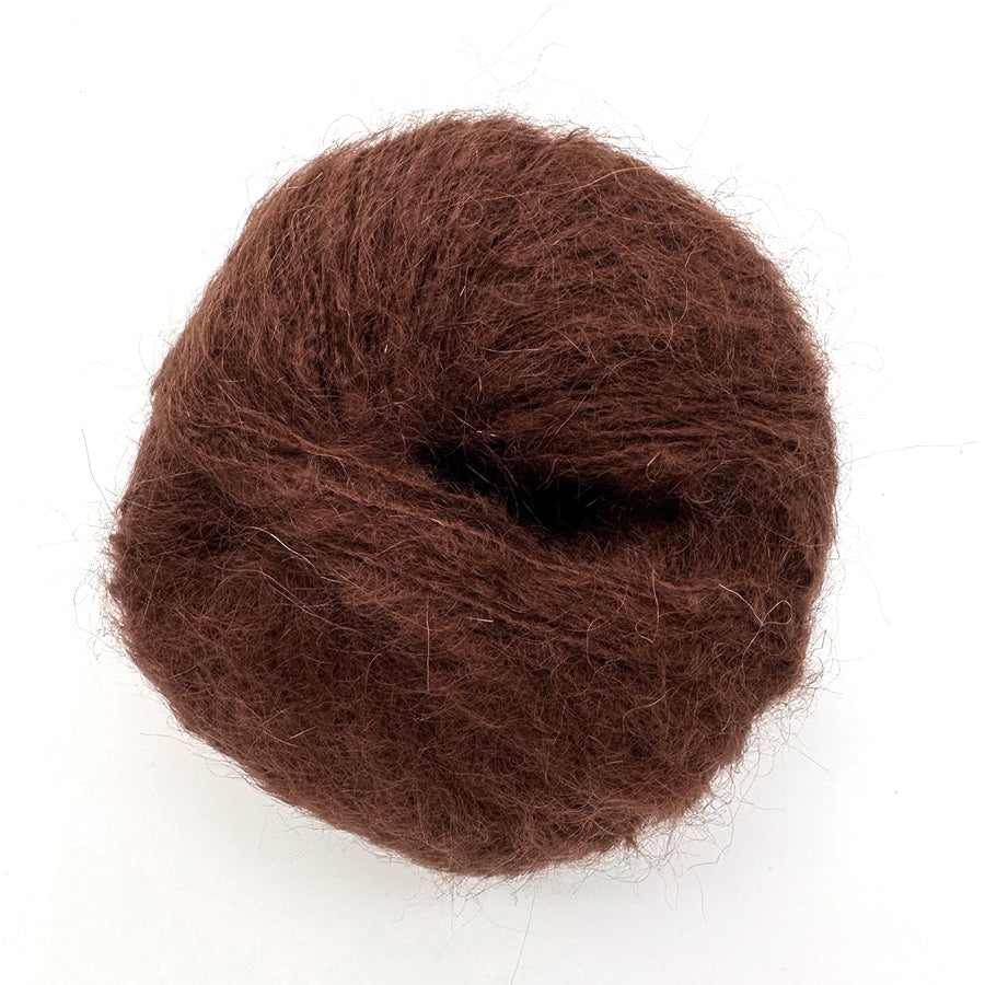 mode at rowan mohair soft- color chocolate