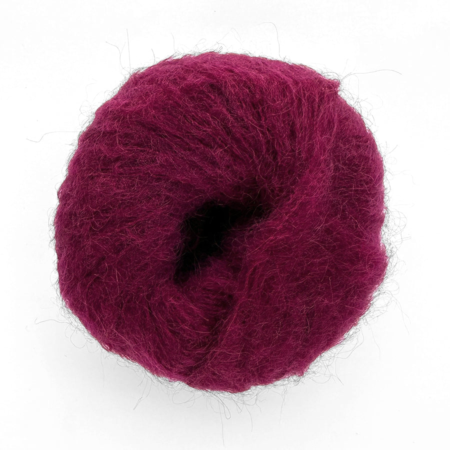 mode at rowan mohair soft- color wine