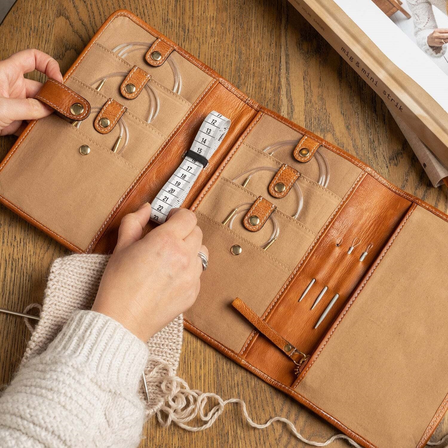 Re: Designed PROJECT 7 Leather Needle Case | Circular Knitting