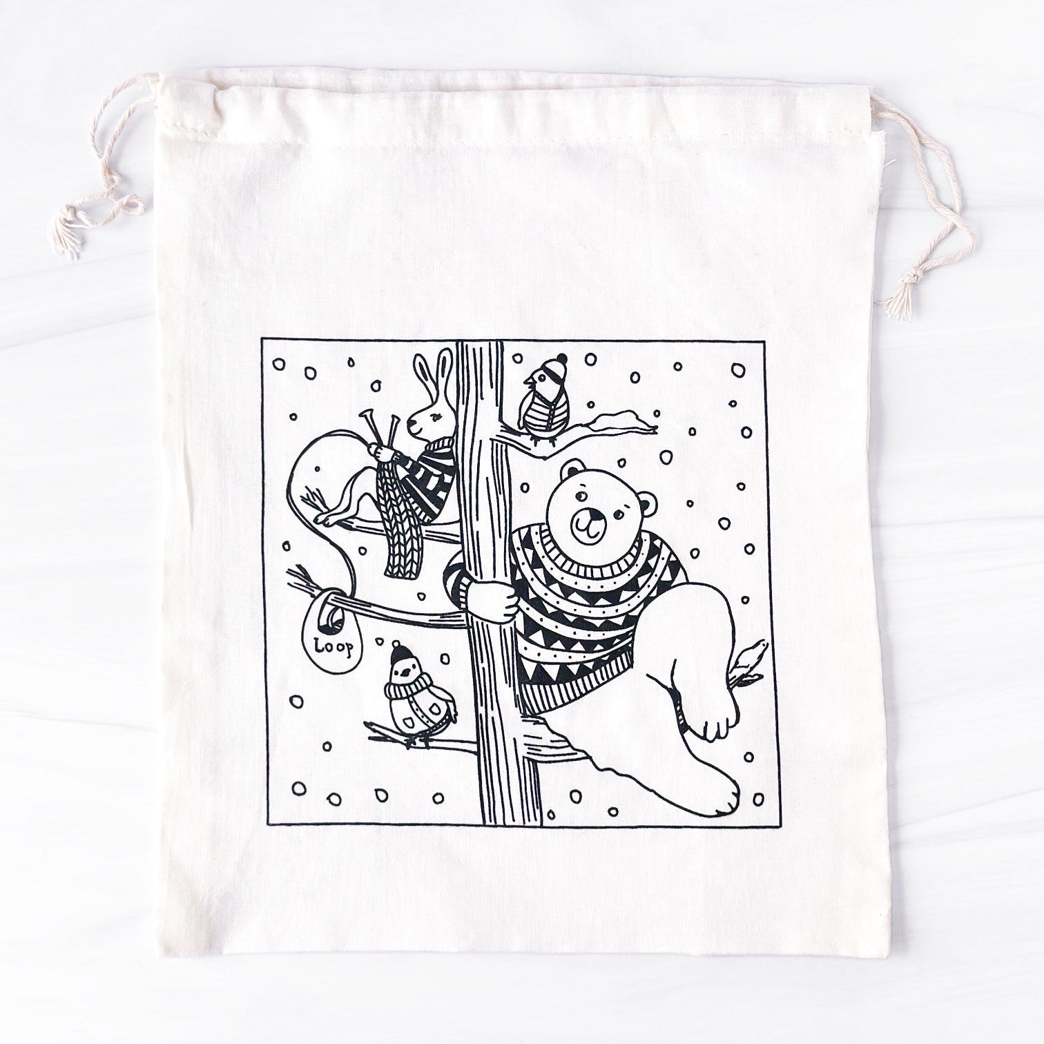 Loop Winter  Project Bag