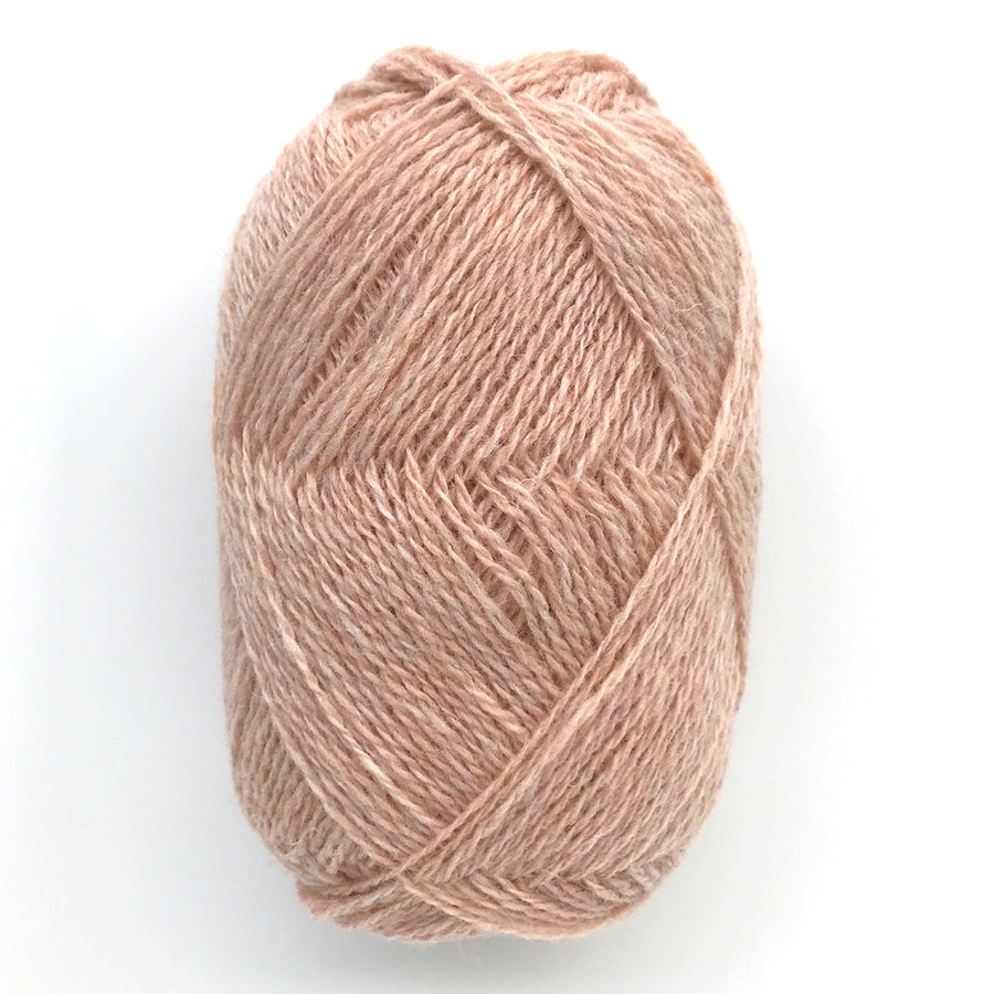 Le Petit Lambswool in light peach.