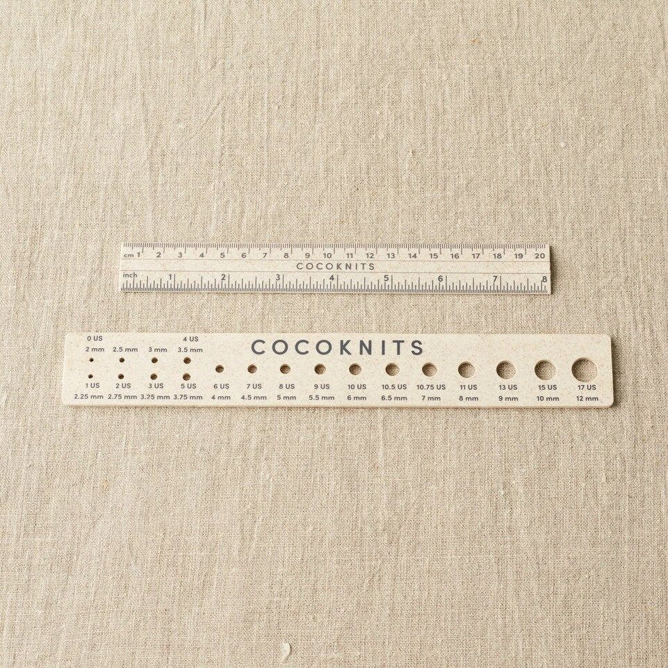 Cocoknits Ruler &amp; Gauge Set