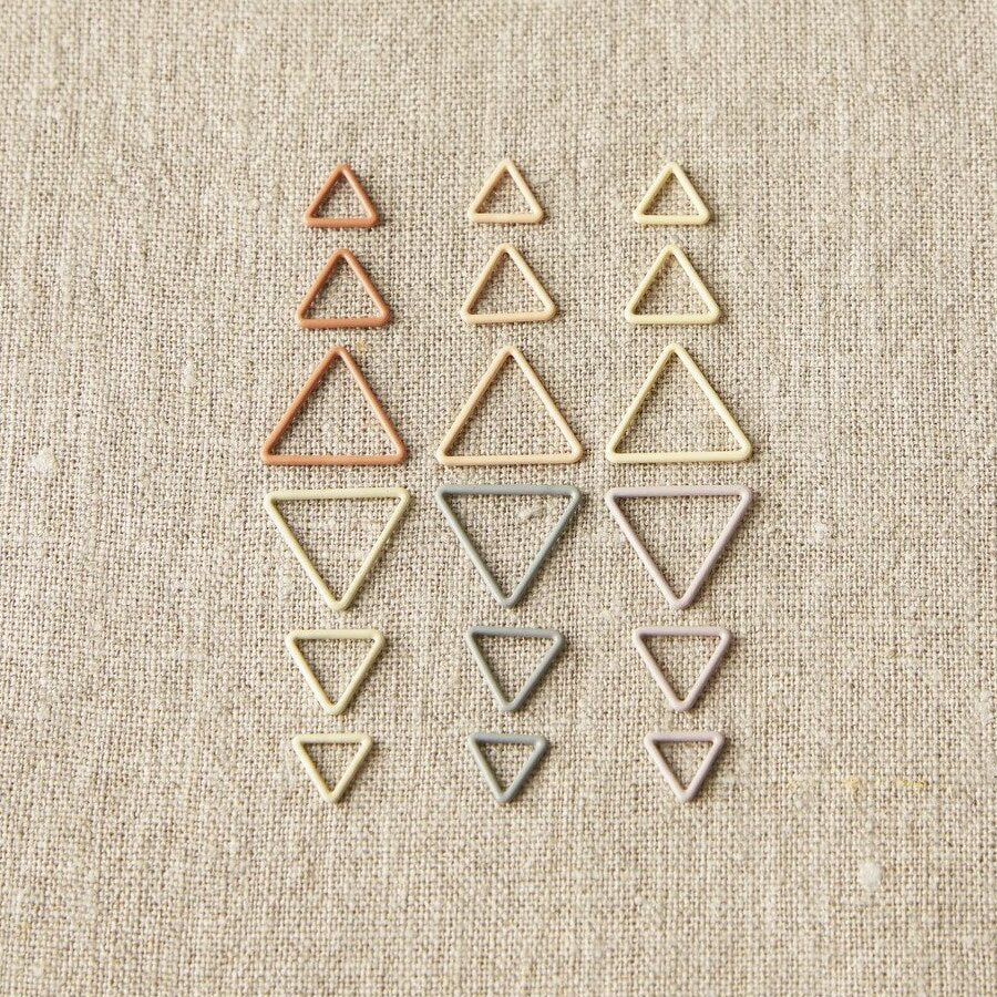 Cocoknits Earth Tone Triangle Stitch Markers